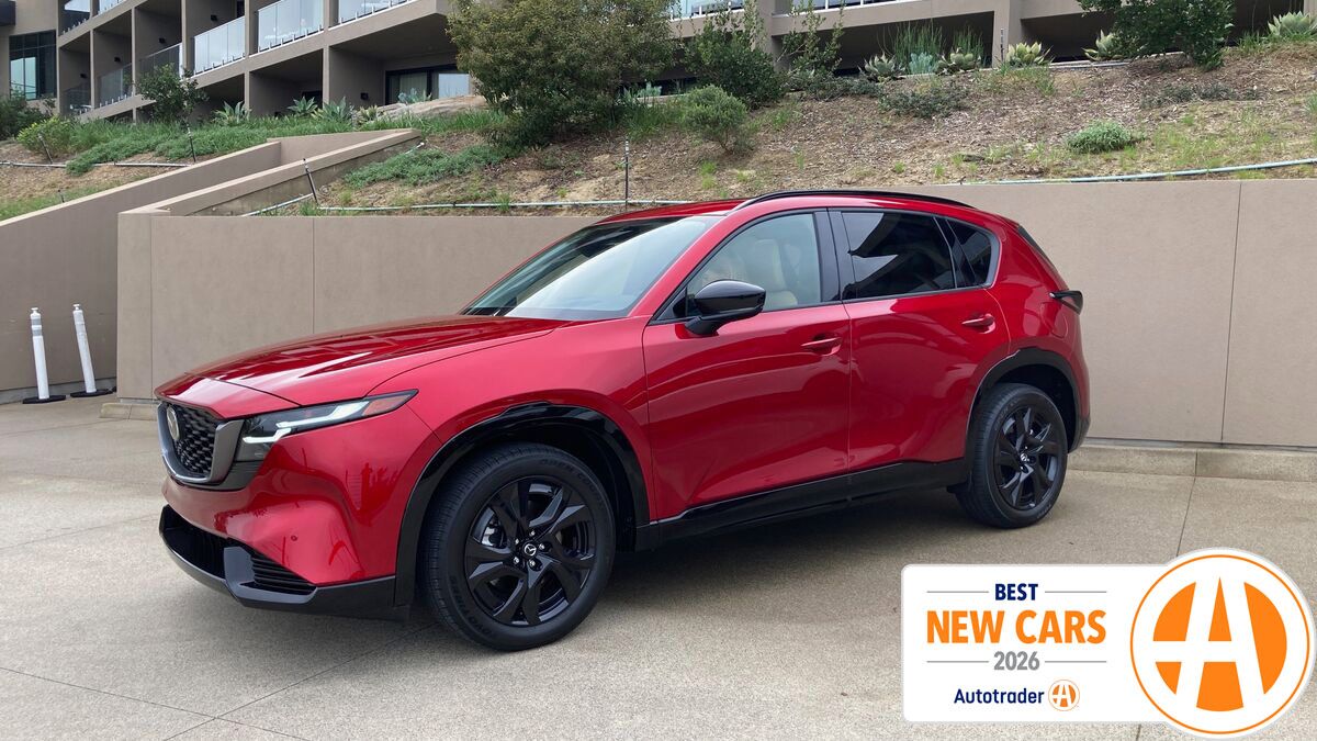 Mazda CX-5 in red.
