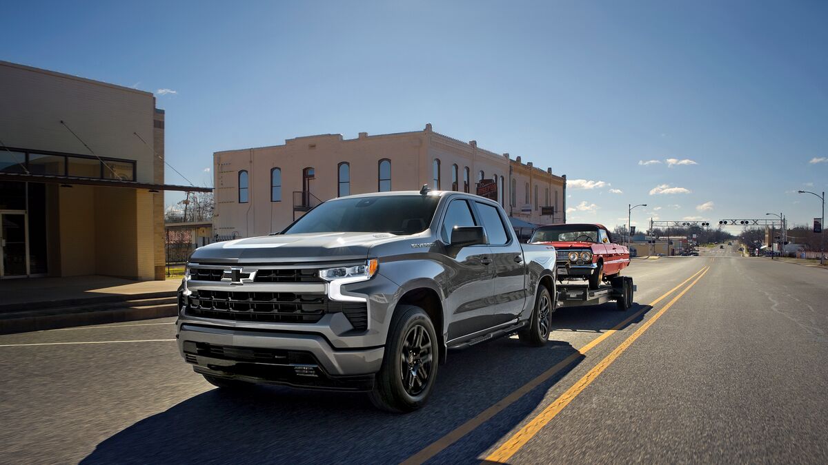 2026 Chevrolet Silverado on the road.