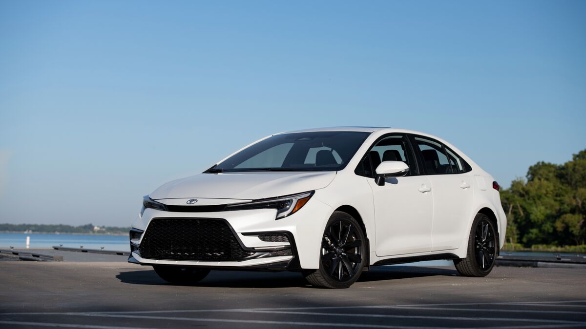 2026 Toyota Corolla in white.