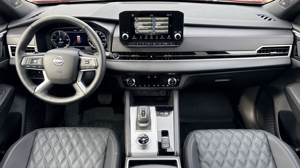 2026 Nissan Rogue PHEV interior.