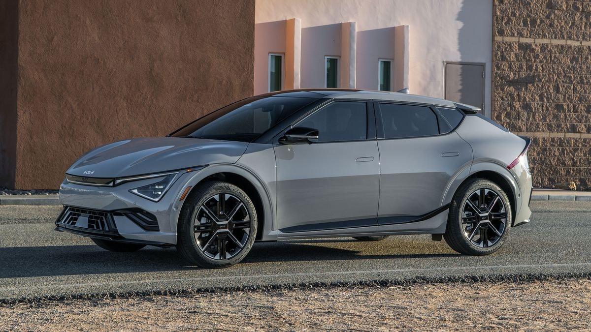 2025 Kia EV6 in gray