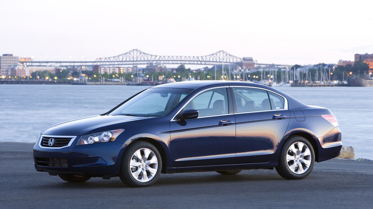 2008 Honda Accord on the road.
