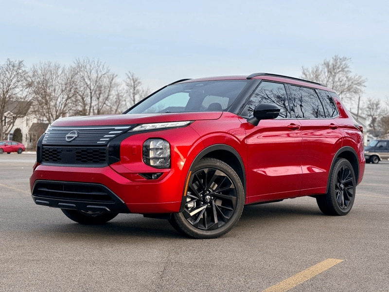 2026 Nissan Rogue PHEV parked in three-quarters.