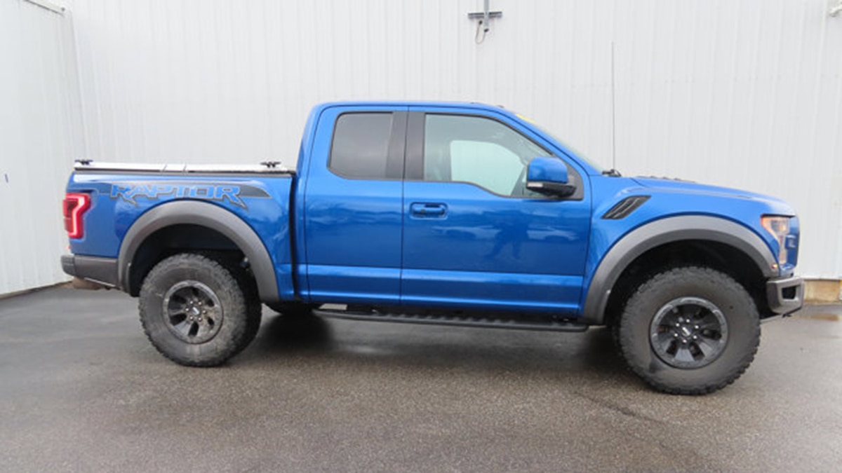 2017 Ford F150 in blue.
