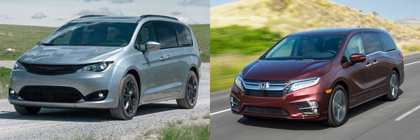 2019 Chrysler Pacifica Vs 2019 Honda Odyssey Which Is