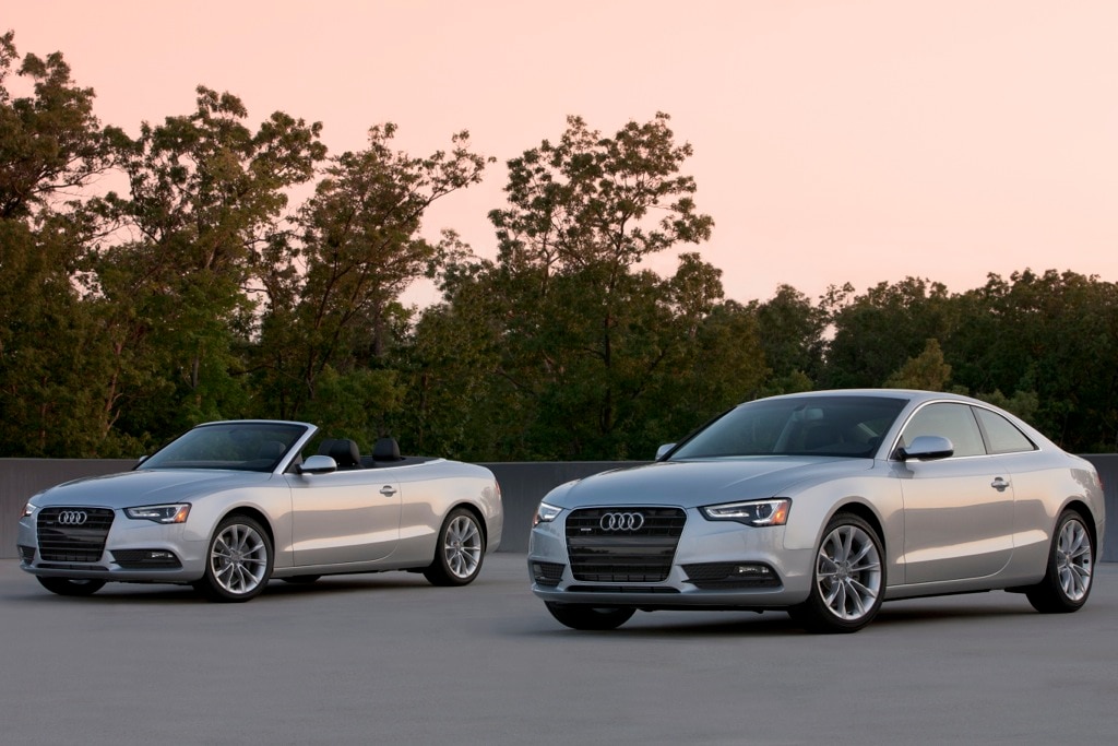 2013 Audi A5 Top Down y Top Up en plata