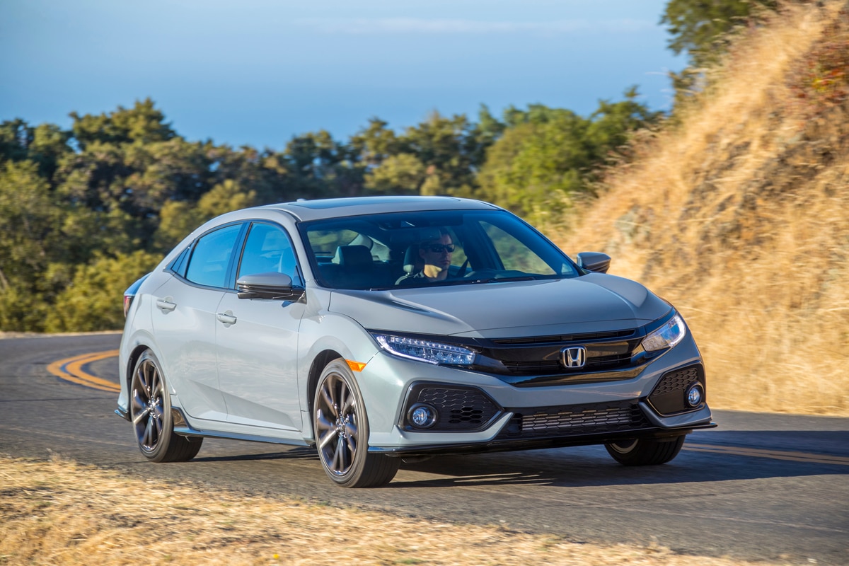 Honda Civic 2018 en gris luna