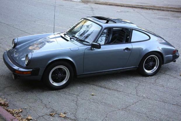 Top view of Porsche 911