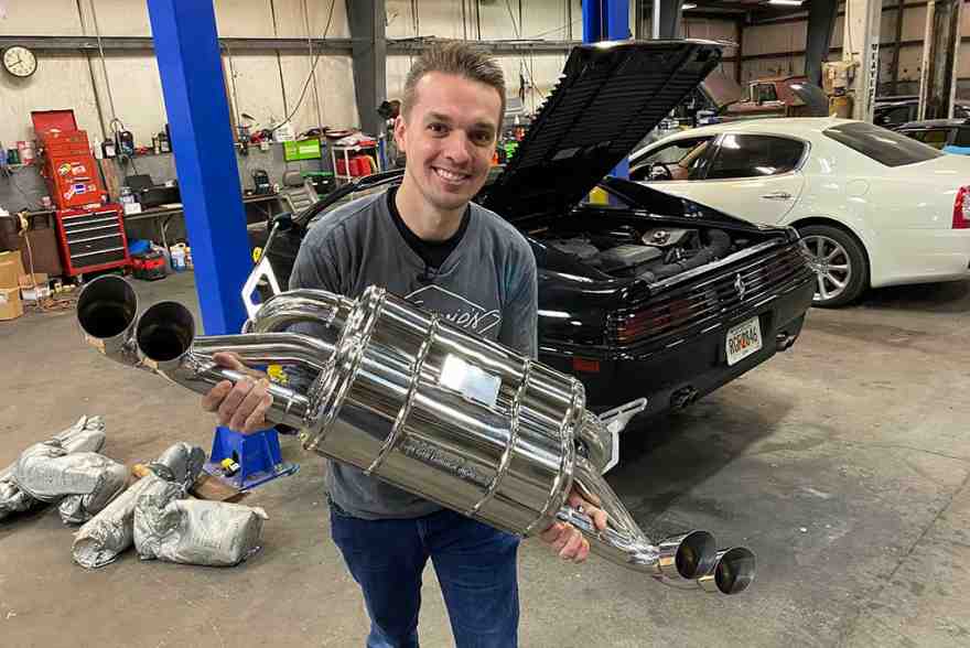 Video My Cheap Ferrari 348 Gets the Most Expensive Exhaust Autotrader