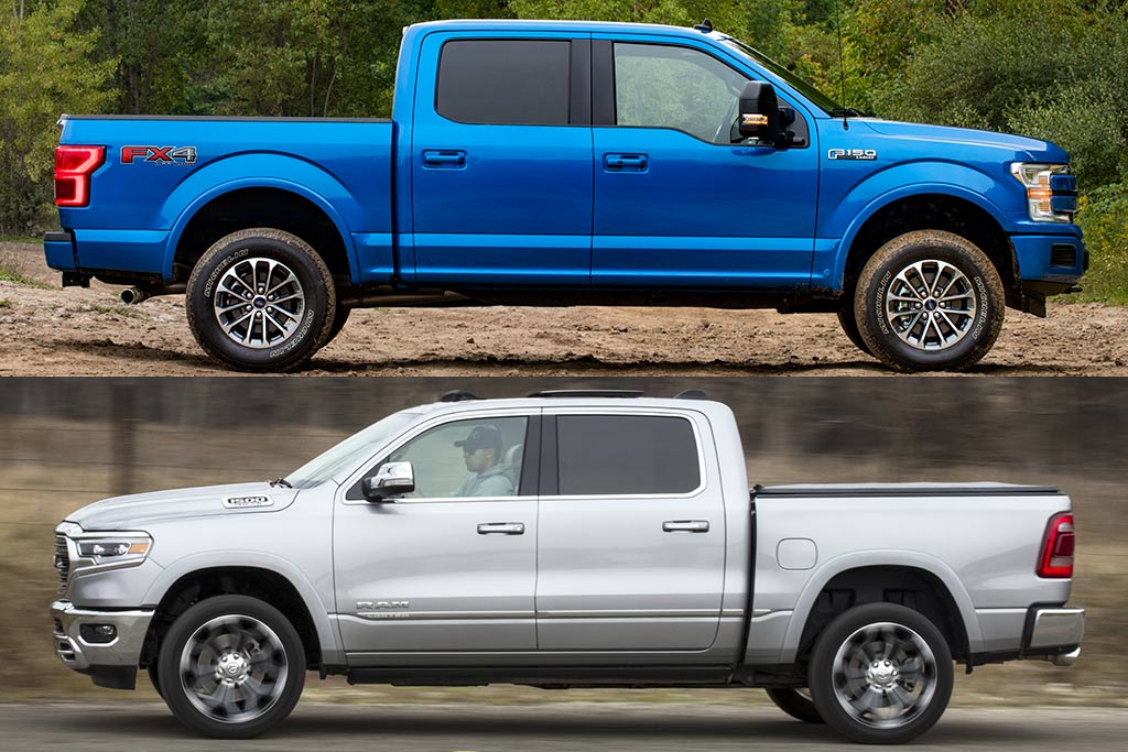 med sig Mexico Regenerativ 2020 Ford F-150 vs. 2020 Ram 1500: Which Is Better? - Autotrader