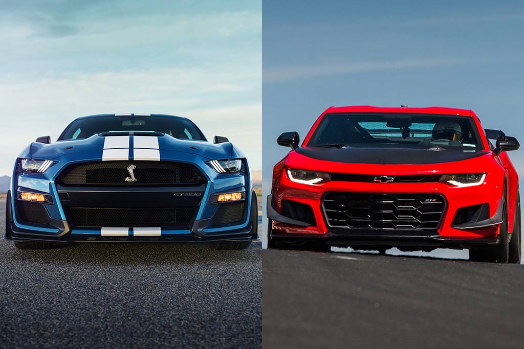 Descubrir 52+ imagen ford mustang vs chevrolet camaro