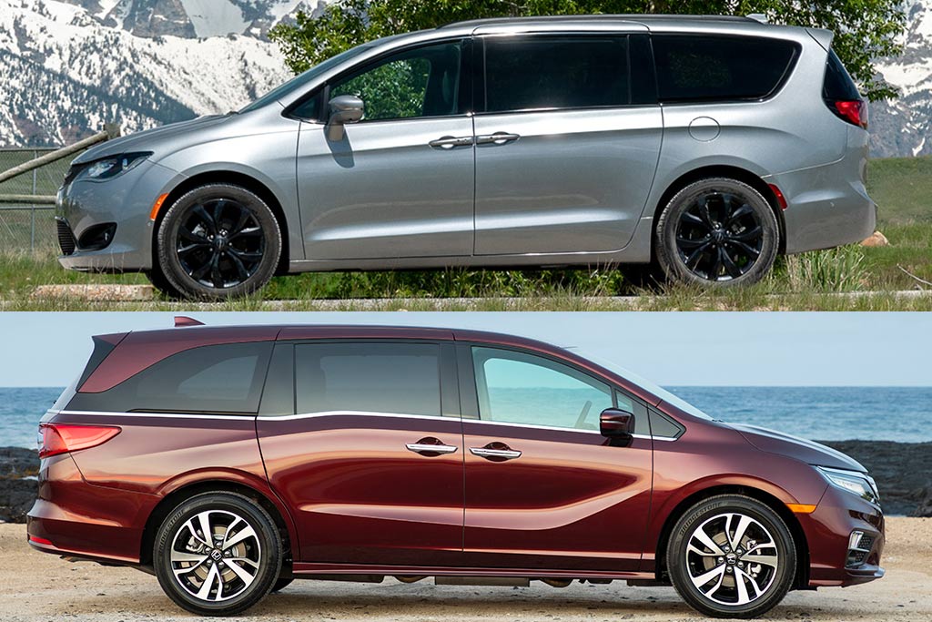 2019 Chrysler Pacifica vs. 2019 Honda 