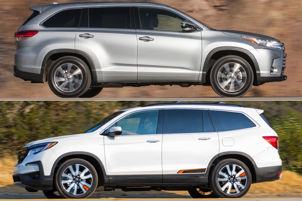 2019 Toyota Highlander vs. 2019 Honda Pilot Which Is Better? Autotrader