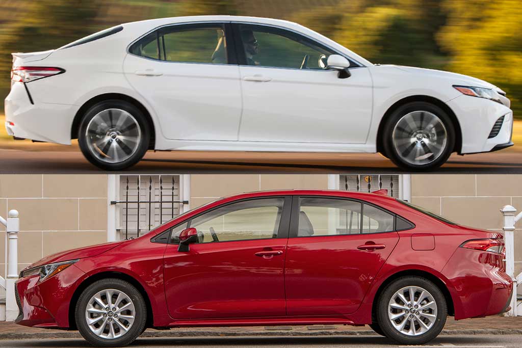 2020 Toyota Camry vs. 2020 Toyota Corolla What