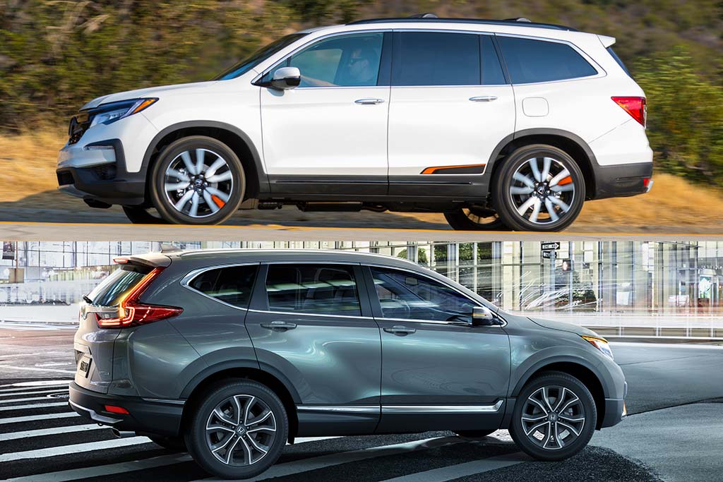 2020 Honda Pilot vs. 2020 Honda CR-V 