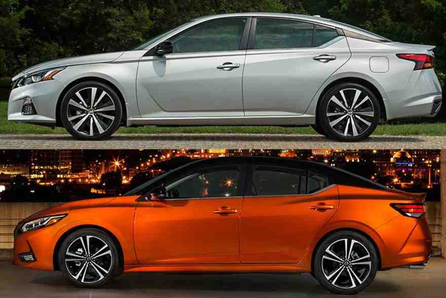 2020 Nissan Altima vs. 2020 Nissan Sentra What's the Difference