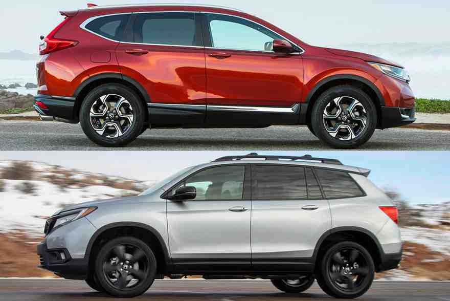 2020 Honda CRV vs. 2020 Honda Passport What's the Difference