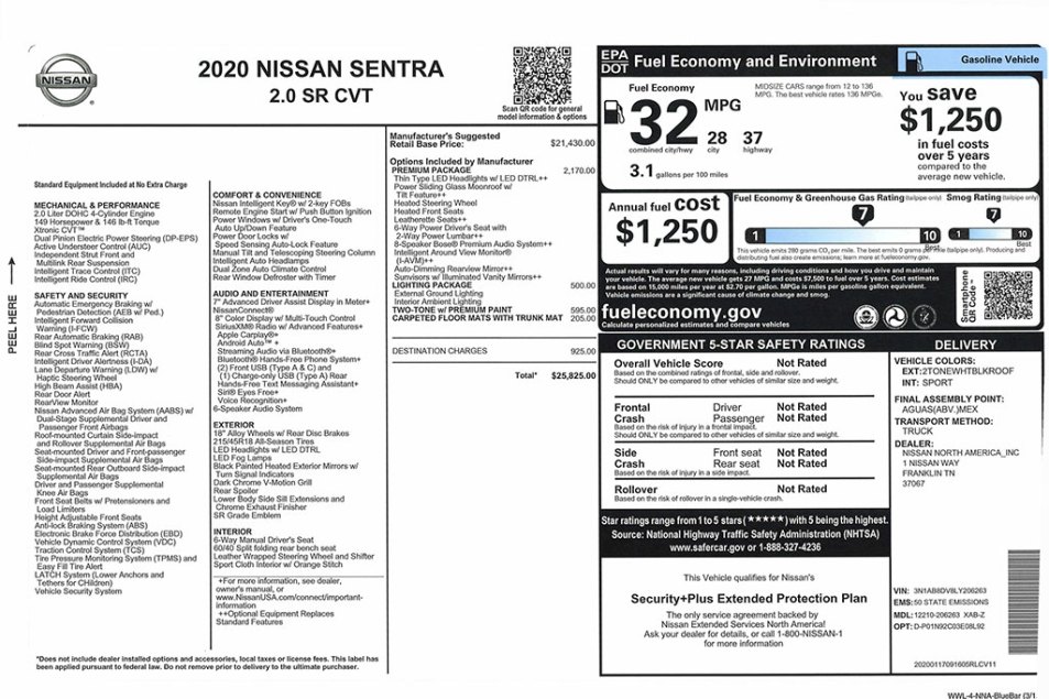 Car Window Sticker Everything You Need to Know Autotrader