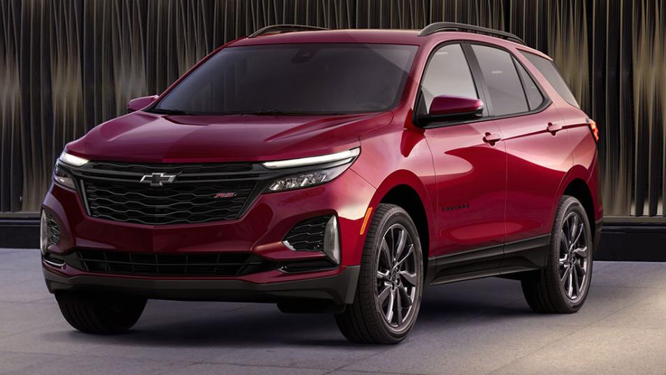 2022 Chevrolet Equinox Front Left Side in Cherry Red