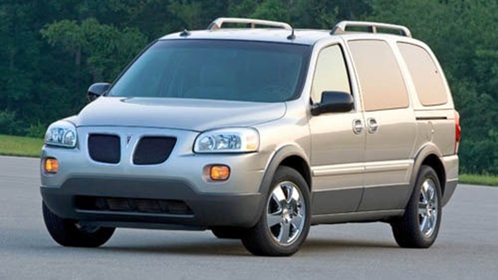 2006 Pontiac Montana Lado izquierdo delantero en plata