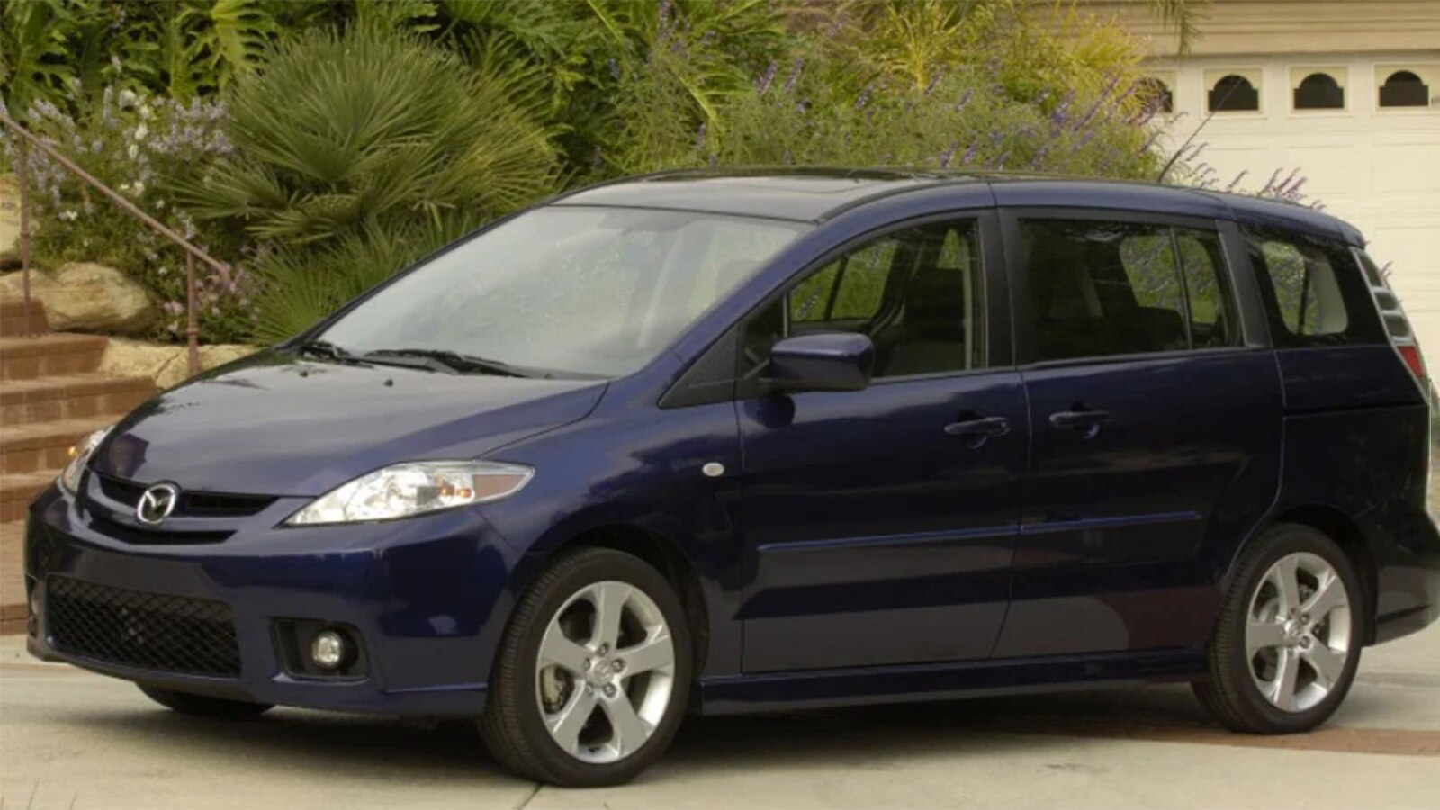 2007 Mazda5 Perfil en azul