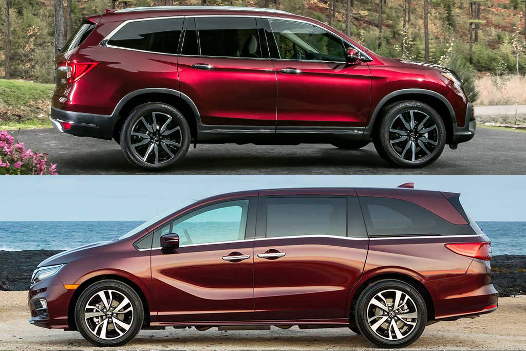 2020 Honda Pilot vs. 2020 Honda Odyssey What's the Difference? Autotrader