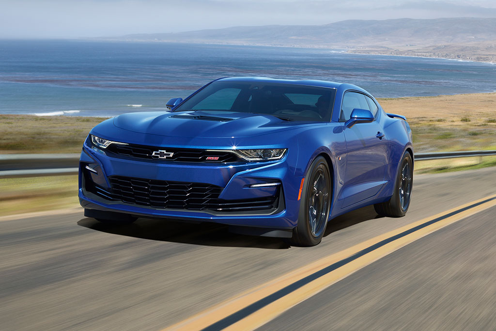 2021 Chevrolet Camaro Front Left Side in Blue