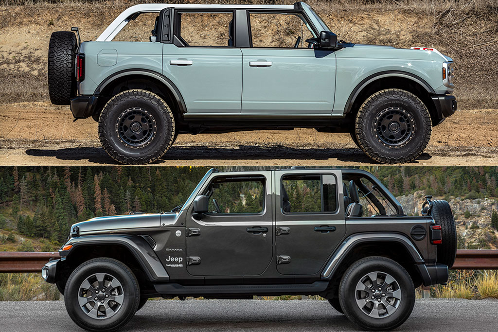 2021 Ford Bronco vs. 2020 Jeep Wrangler: Which Is Better? - Autotrader