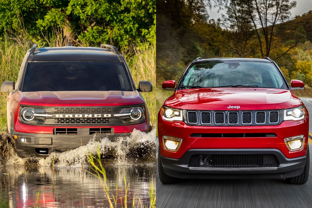 2021 Ford Bronco Sport Vs 2020 Jeep Compass Which Is Better Autotrader