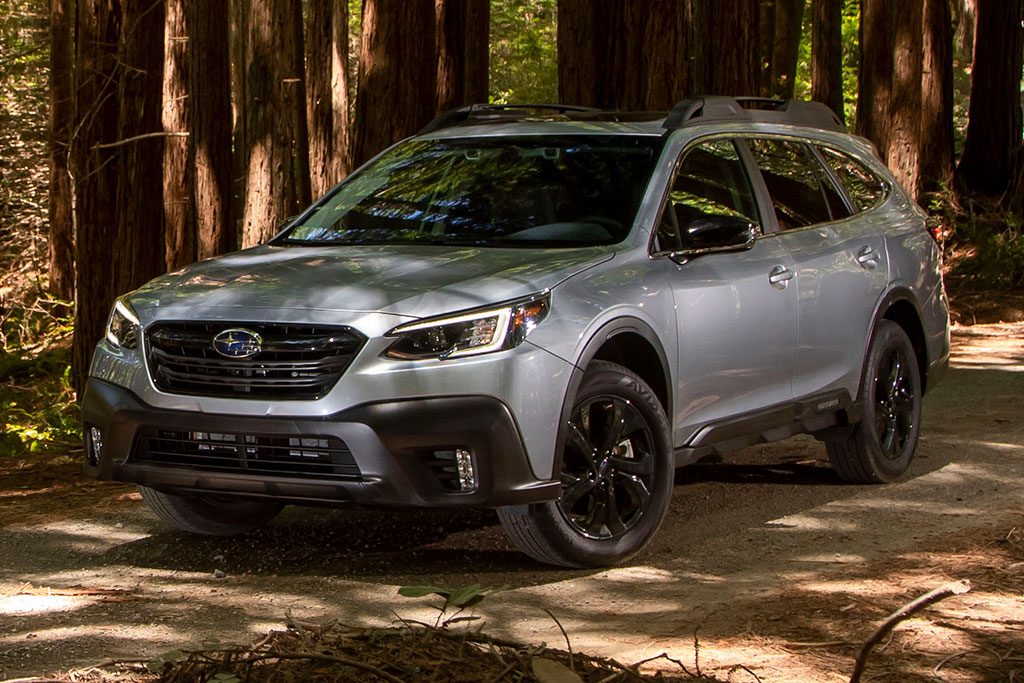 2021 Subaru Outback Front Left Side in Silver