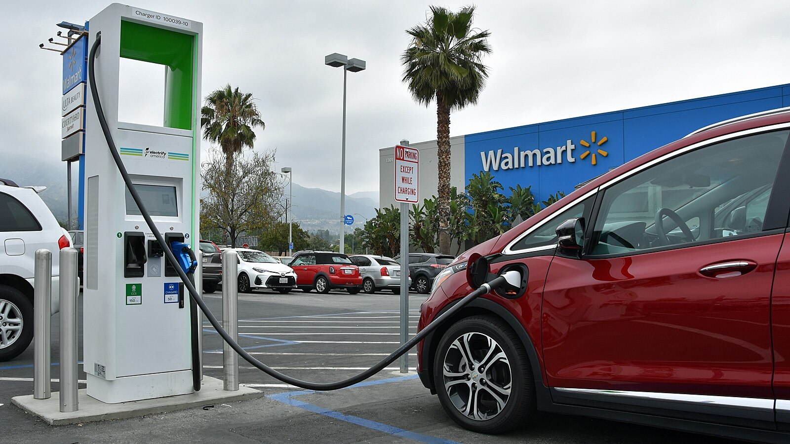 Walmart electric on sale car charging stations