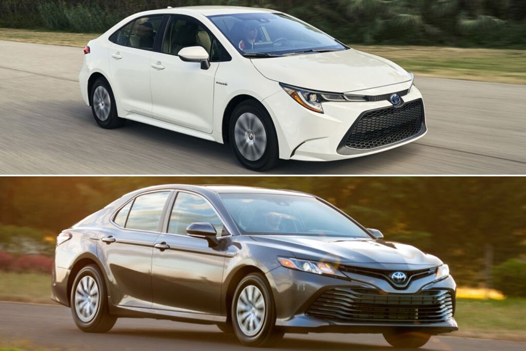 2020 Toyota Corolla Hybrid vs. 2020 Toyota Camry Hybrid What's the