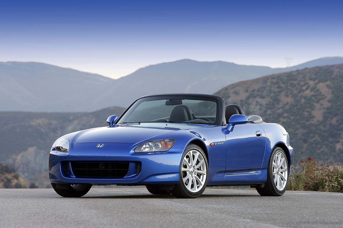 2007 Honda S2000 Delantero izquierdo en azul