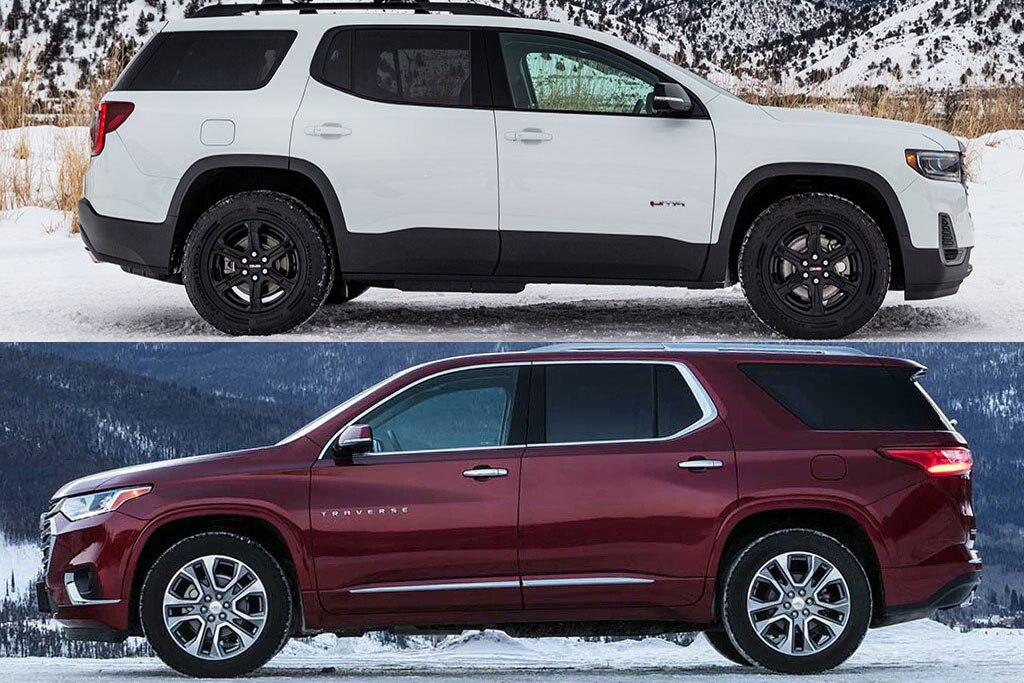 2024 Gmc Acadia Vs 2024 Chevy Traverse Size - Allis Bendite