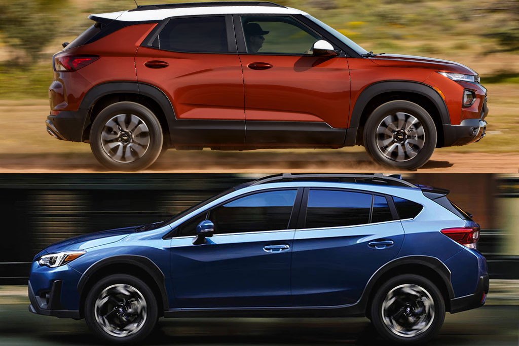 2021 Chevrolet Trailblazer vs. 2021 Subaru Crosstrek