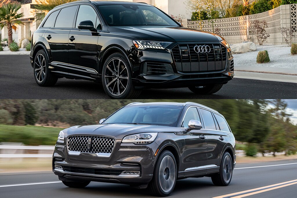 2021 Audi Q7 vs. 2021 Lincoln Aviator Which Is Better? Autotrader