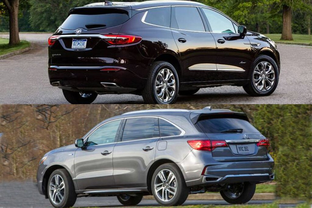 2020 Buick Enclave Vs 2020 Acura Mdx Which Is Better Autotrader