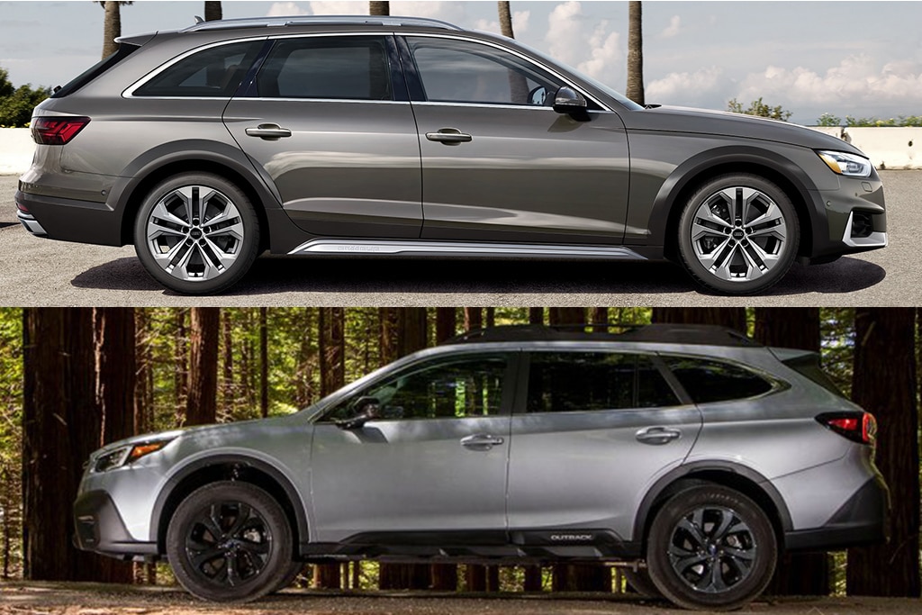 2021 Audi A4 Allroad vs. 2021 Subaru Outback Which Is Better