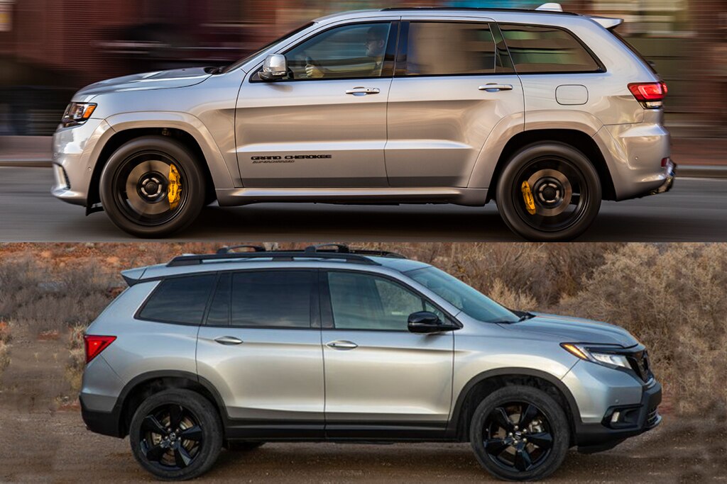 2021 Jeep Grand Cherokee vs. 2021 Honda Passport Which Is Better