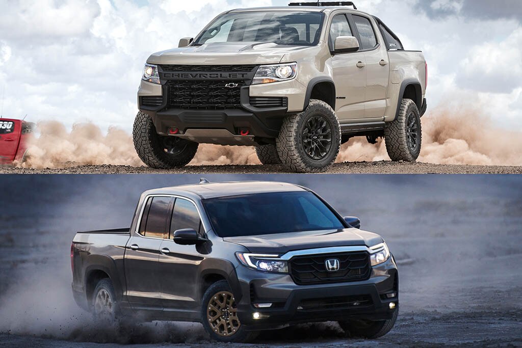 2021 Chevrolet Colorado vs. 2021 Honda Ridgeline Which Is Better