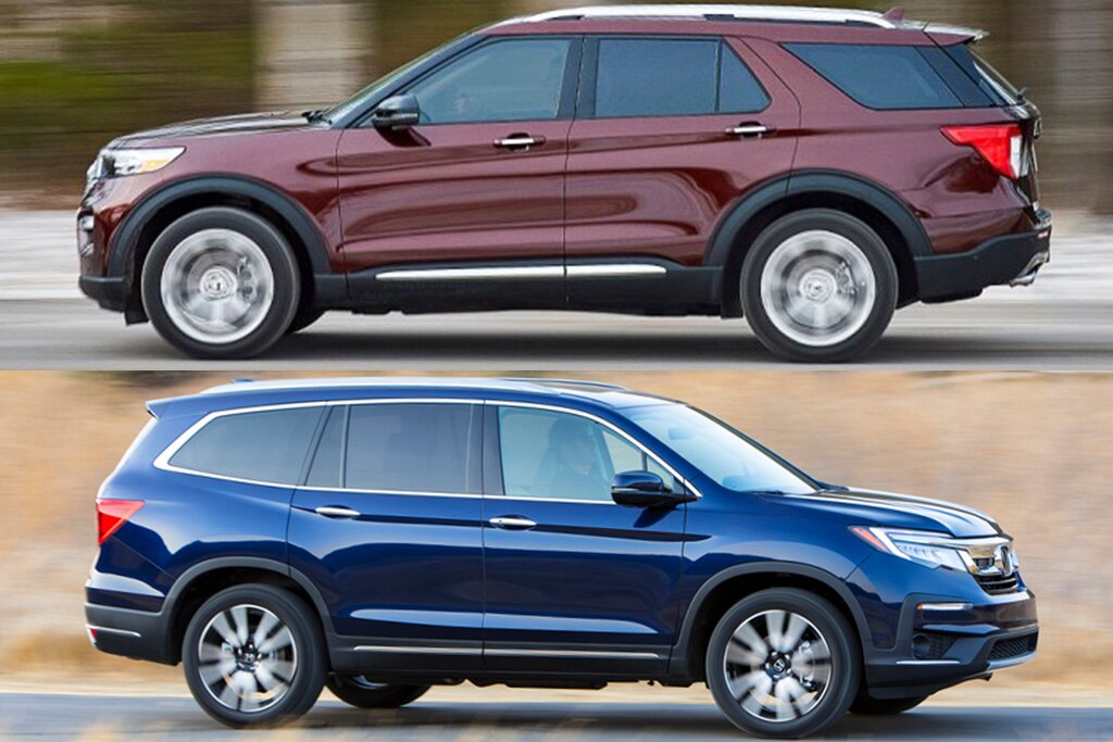 21 Ford Explorer Vs 21 Honda Pilot Which Is Better Autotrader