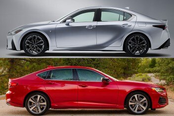 2021 Lexus Is Vs 2021 Acura Tlx Which Is Better Autotrader