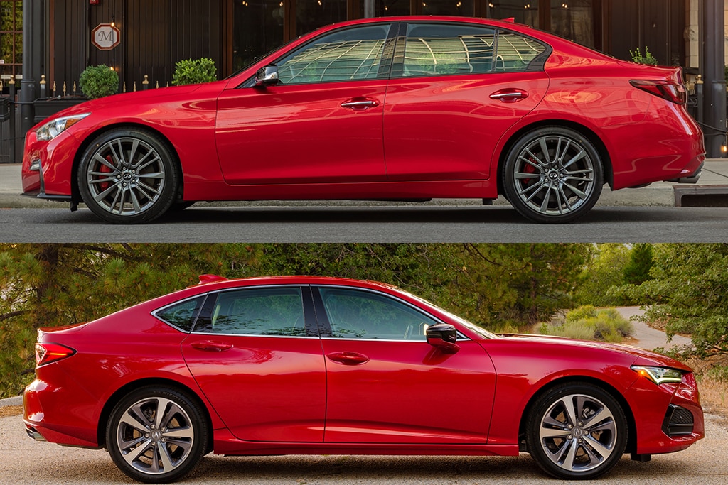 2021 Infiniti Q50 vs. 2021 Acura TLX Which Is Better? Autotrader