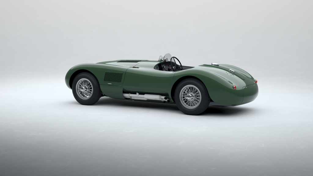 Jaguar C-Type continuation car brings back 1950s racing icon