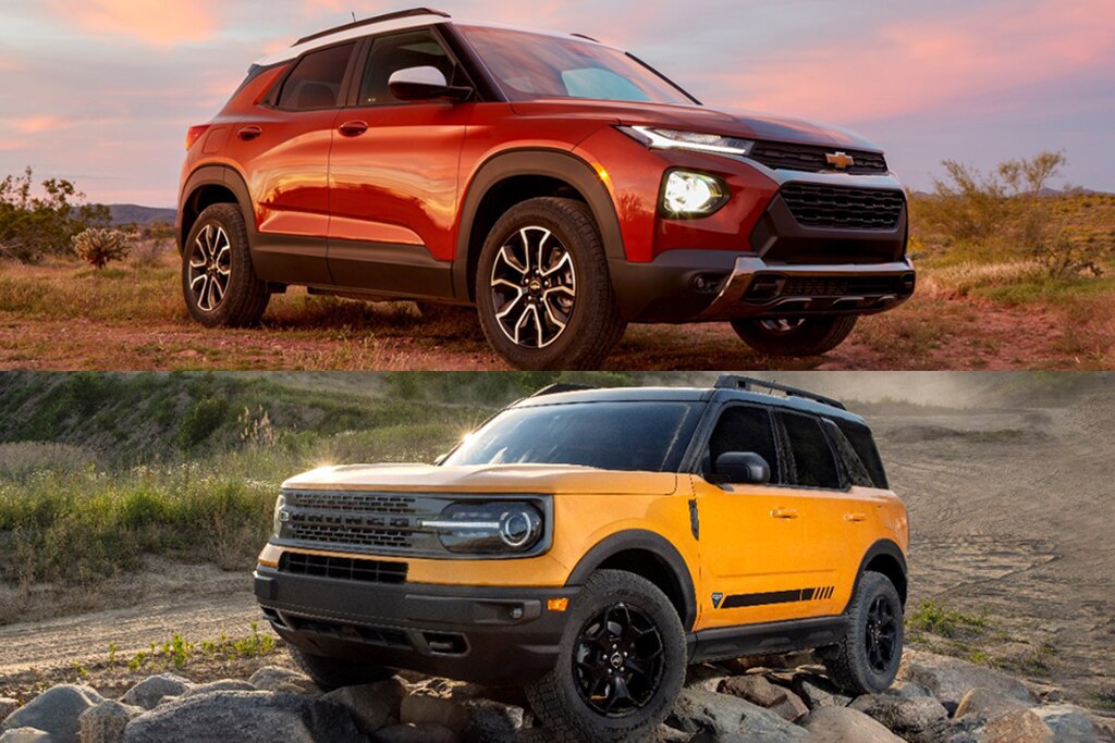 2021 Chevrolet Trailblazer vs. 2021 Bronco Sport Which Is Better