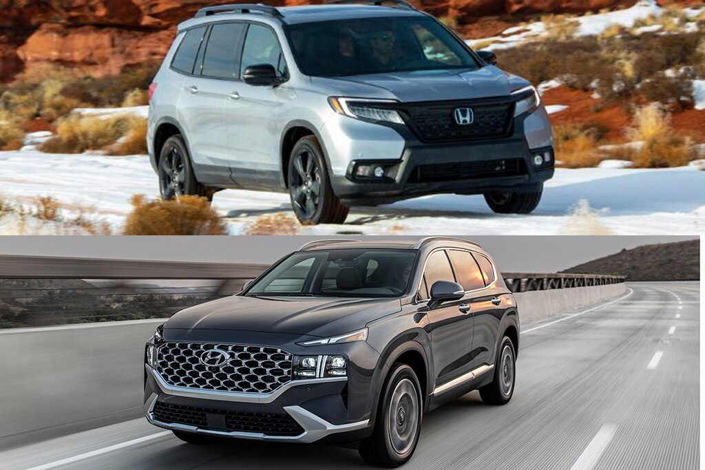 2021 Honda Passport vs. 2021 Hyundai Santa Fe: Which Is Better 