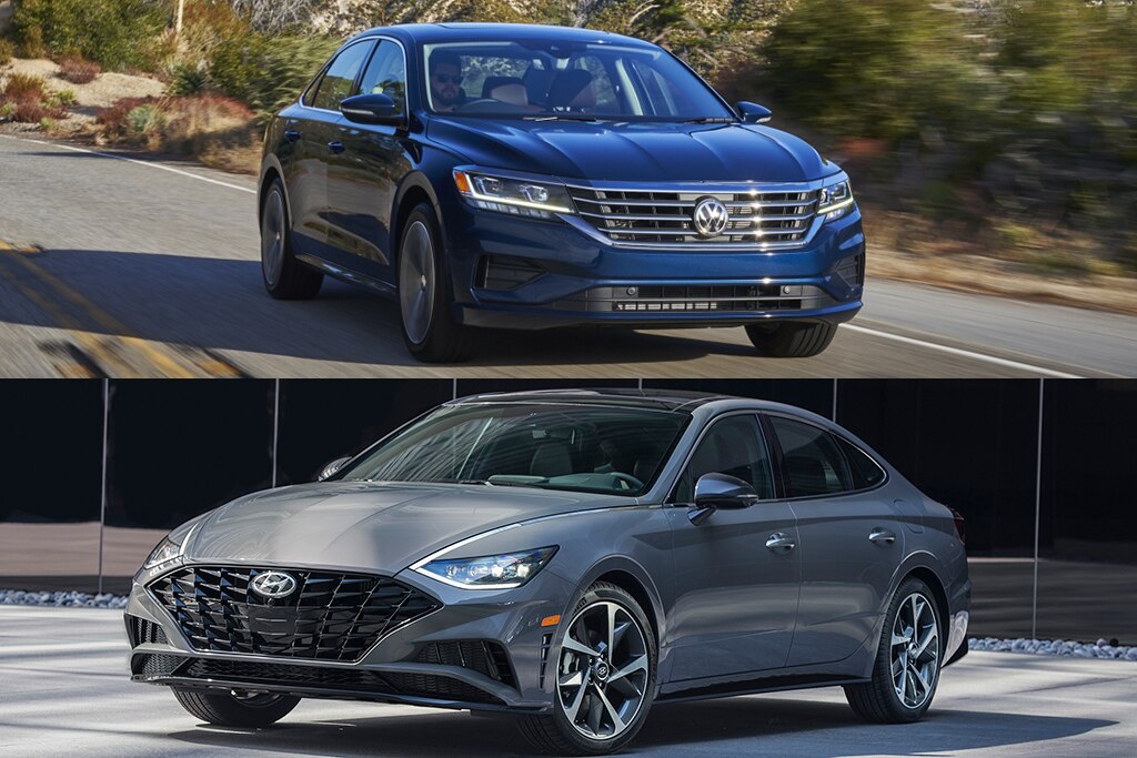Hyundai Sonata Vs Volkswagen Passat 2021 Volkswagen Passat vs. 2021 Hyundai Sonata: Which Is Better