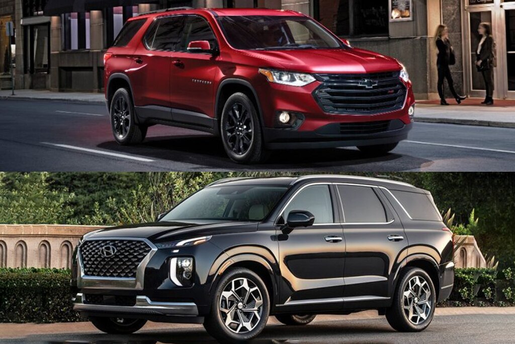 2021 Chevrolet Traverse vs. 2021 Hyundai Palisade Which Is Better