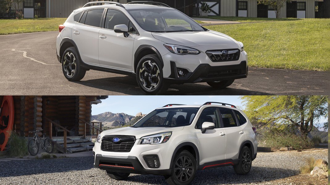 2021 Subaru Crosstrek vs. 2021 Subaru Forester What's the Difference
