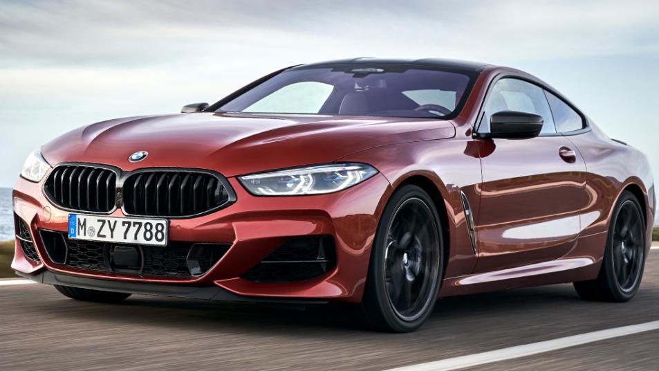 2022 BMW 8 Series Coupe in red
